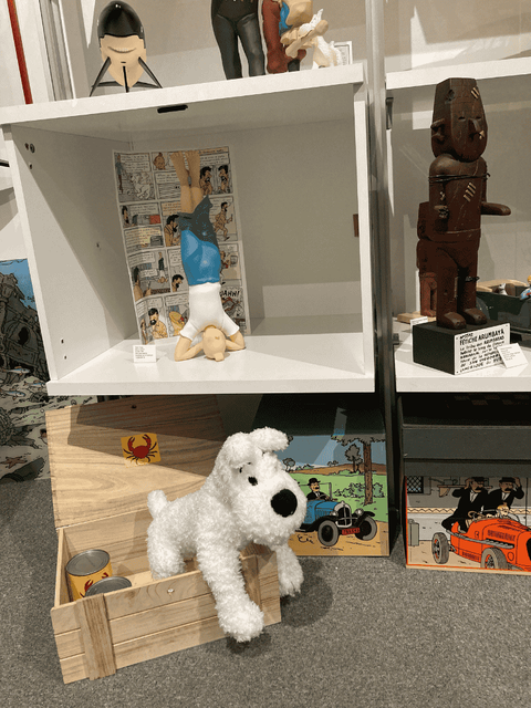 Figurine tintin Carré d'Arts