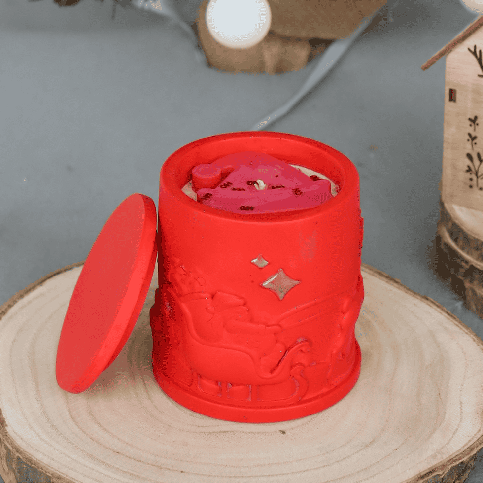 Miniature : Bougie de Noël père Noël