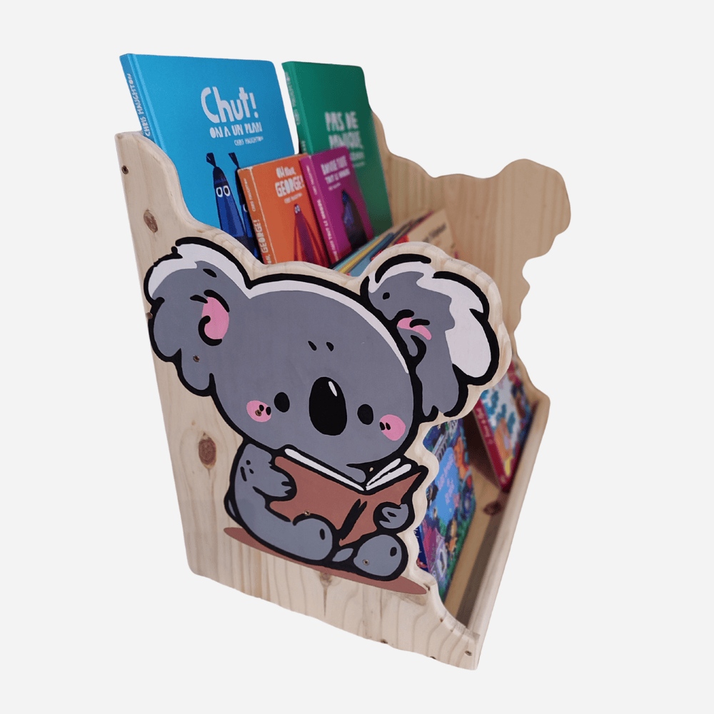 Bibliothèque enfant bois Koala