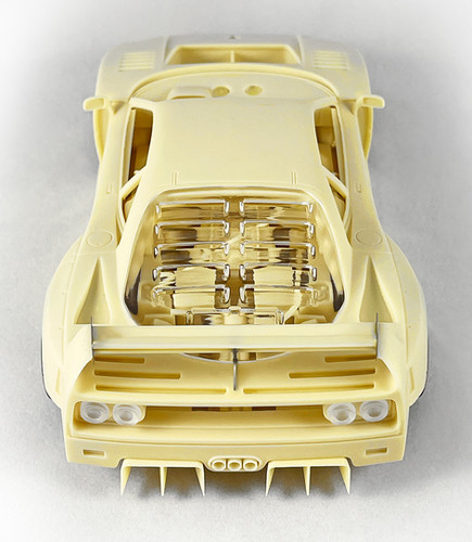 製作中 LBWK F40 Kitbox x PZY Model 1/24] PZY Models x Kitbox LBWK Silhouette F40 : r/ModelCars