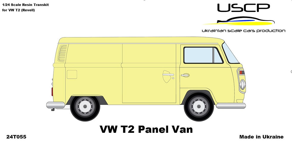 USCP 1/24 VW T2 Panel van resin transkit