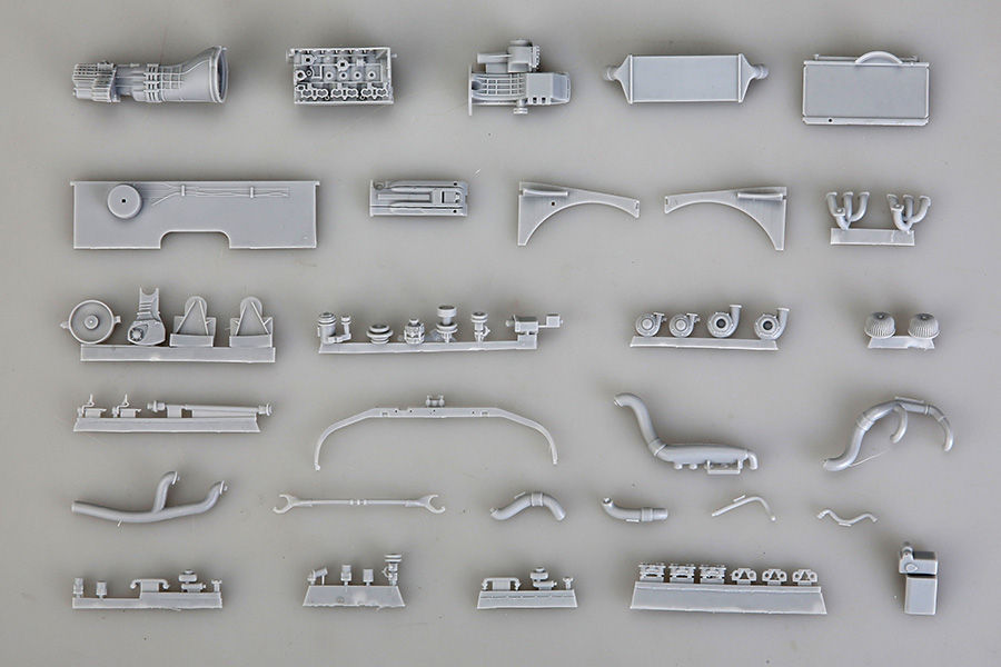 Thumbnail: Hobby Design Nissan RB26 full detail engine & gearbox kit