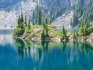 Malachite Peak and Rock Lake