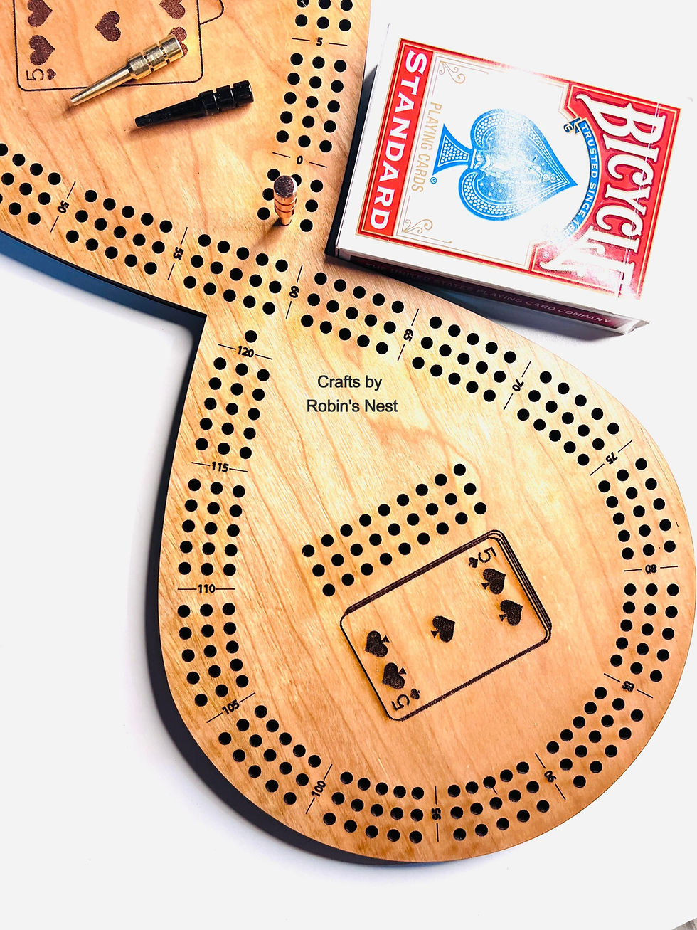 Thumbnail: Cribbage - Infinity shaped custom board