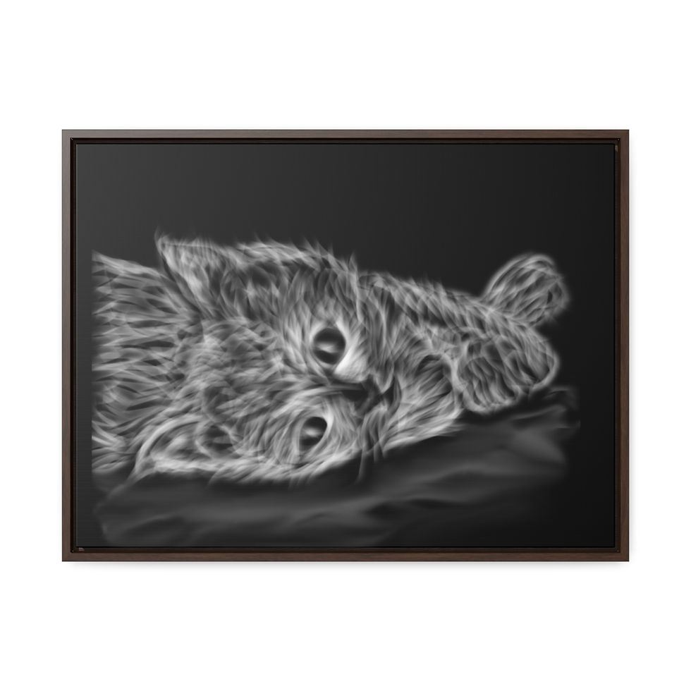 Thumbnail: Kitten Gallery Canvas Wraps, Horizontal Frame