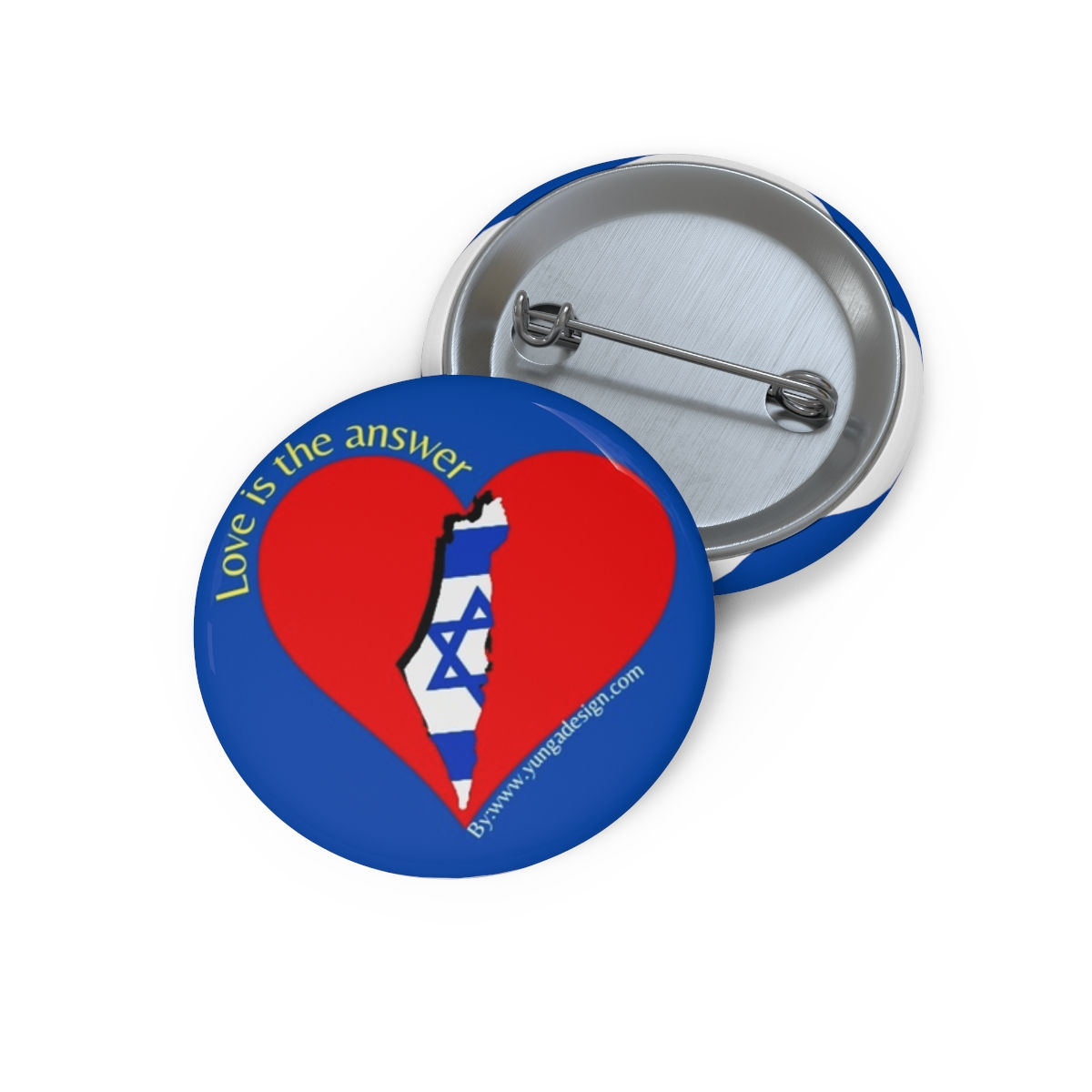 Stand with israel Pin Buttons