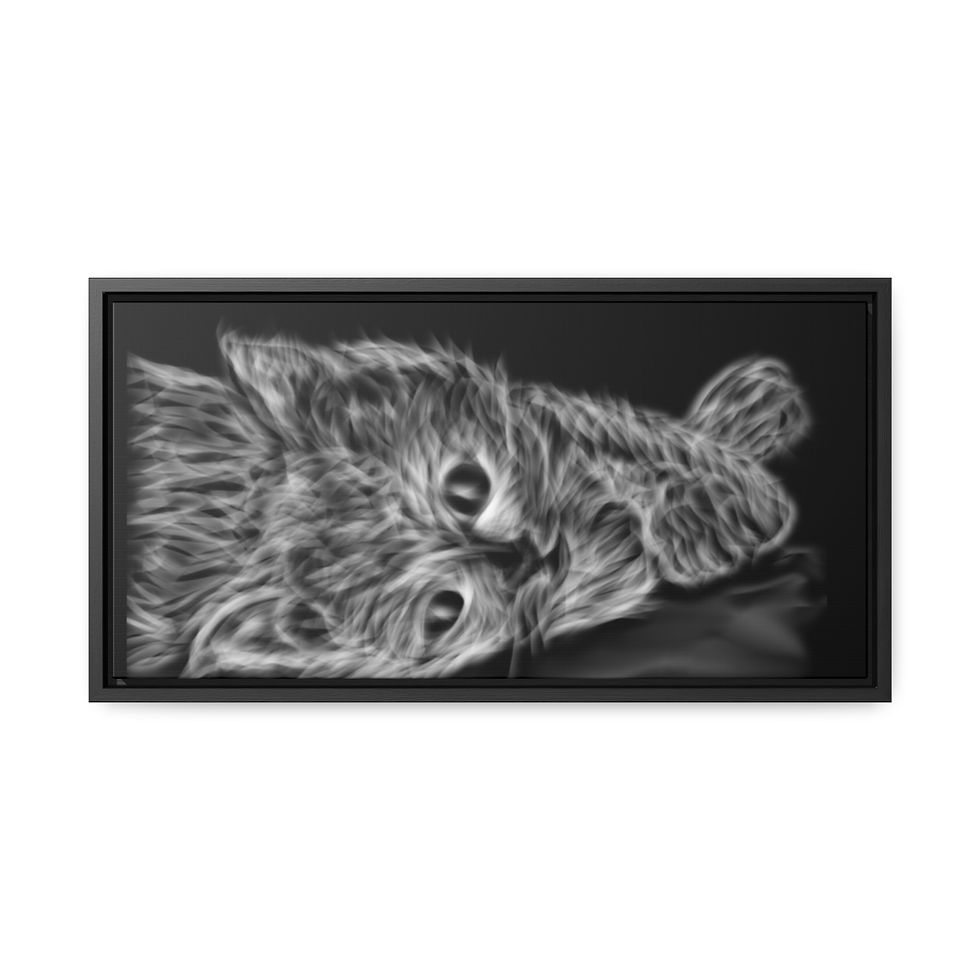 Thumbnail: Kitten Gallery Canvas Wraps, Horizontal Frame