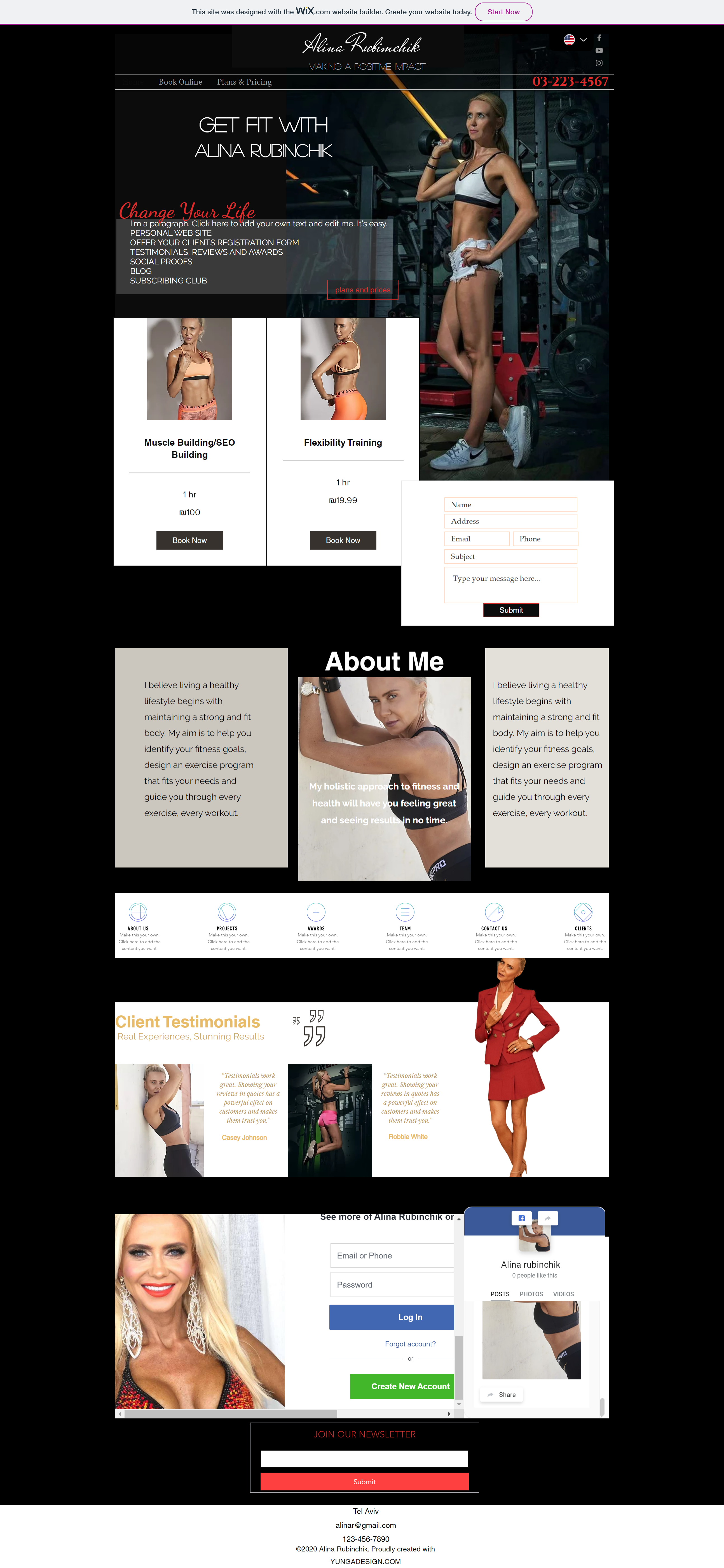 alina rubinchik personal trainer
