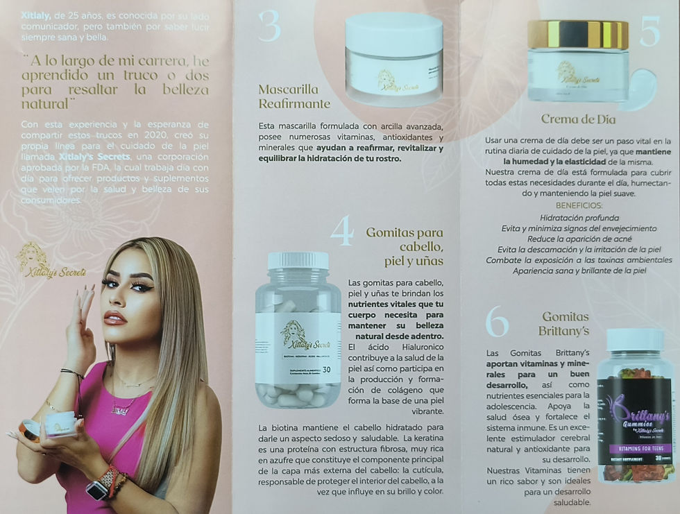 Women's facial care routine