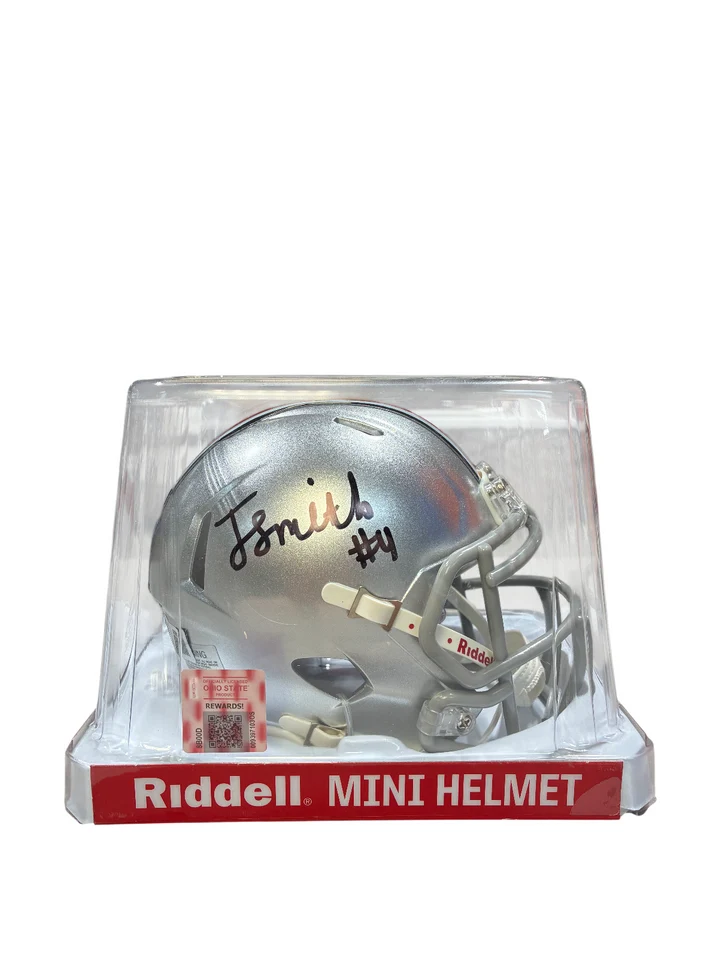 Jeremiah Smith Ohio State Buckeyes Signed Mini Helmet Raffle Entry