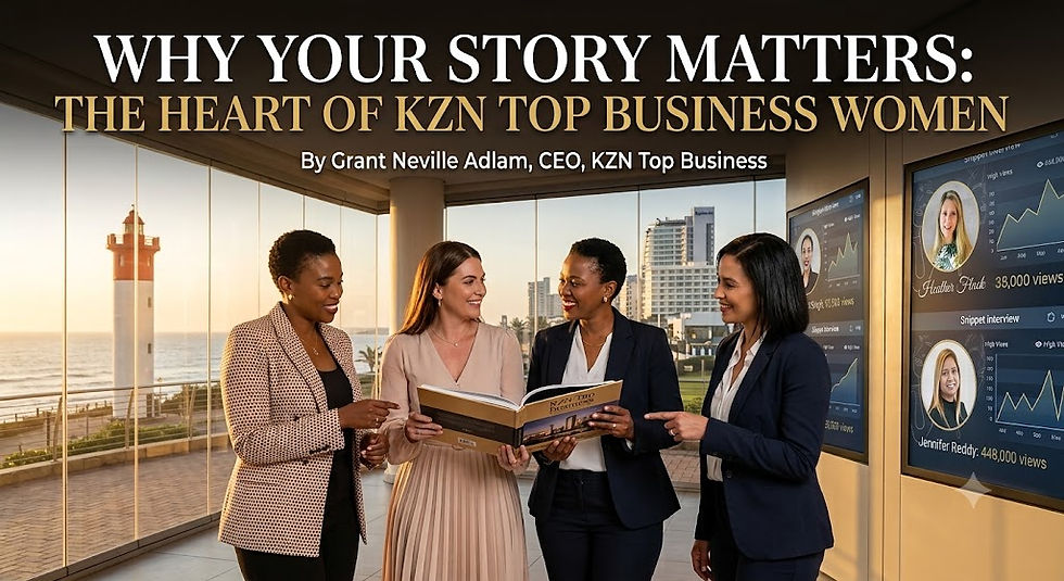 KZN Top Business Women is a recognition ceremony, not your standard awards gala.