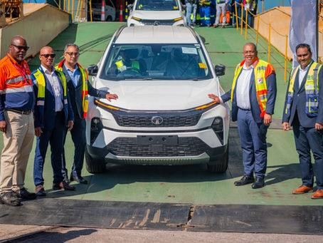 Tata’s First Passenger Vehicle Shipment Arrives at Durban Port, Marking Brand’s Return to South Africa