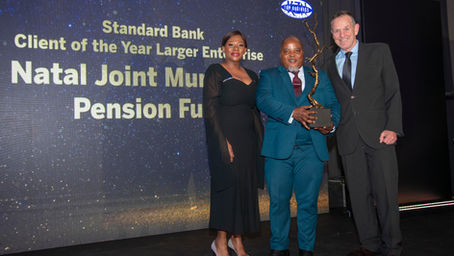 Standard Bank Client of The Year Larger Enterprise - The winner is Natal Joint Municipal Pension Fund