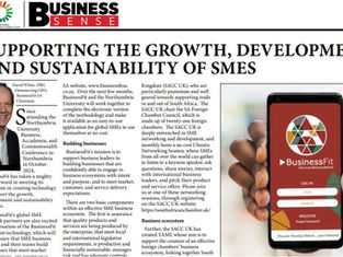 SUPPORTING THE GROWTH, DEVELOPMENT AND SUSTAINABILITY OF SMES - David White