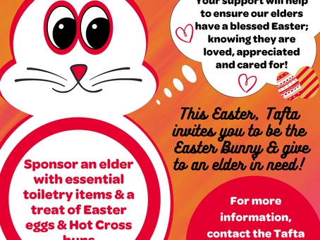 Hop into a Heart this Easter by gifting an elder at Tafta