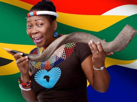 The RR Foundation Gala dinner’s master of ceremonies Gcina Mhlophe