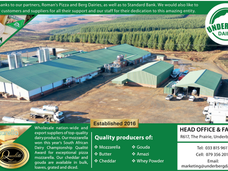 AGRICULTURAL/AGRIPROCESSING SECTOR: The winner is Underberg Dairy