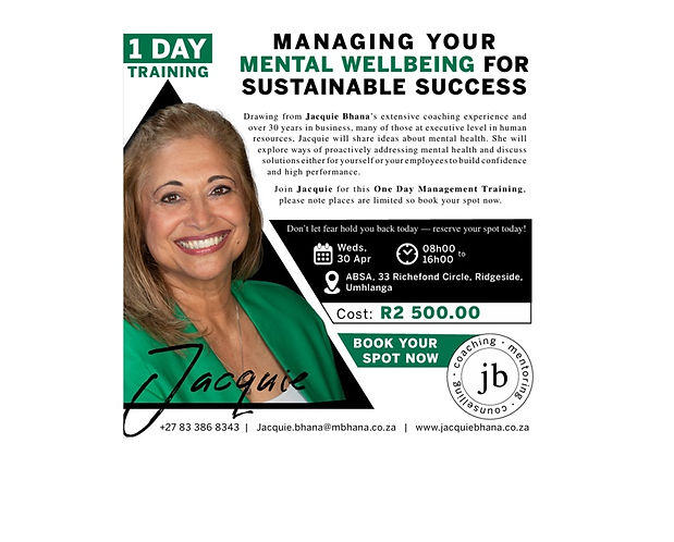 Mental Wellness Training for Managers