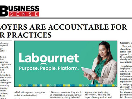 EMPLOYERS ARE ACCOUNTABLE FOR THEIR PRACTICES