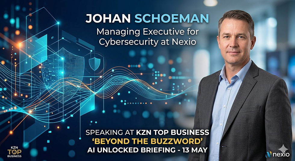 Johan Schoeman KZN Top Business "Beyond the Buzzword" AI UNLOCKED