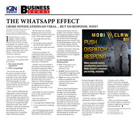 THE WHATSAPP EFFECTCRIME NOTIFICATIONS GO VIRAL… BUT NO RESPONSE, WHY? -Mobi Ventures