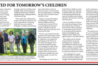 UNITED FOR TOMORROW’S CHILDREN