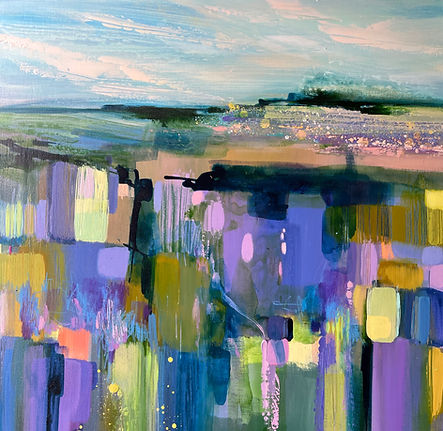 Sarah Cox_Bluebell Scented_54cm x 54cm framed_Acrylic on panel.jpg