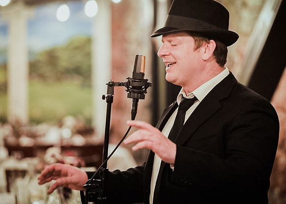 Musician performing at a wedding