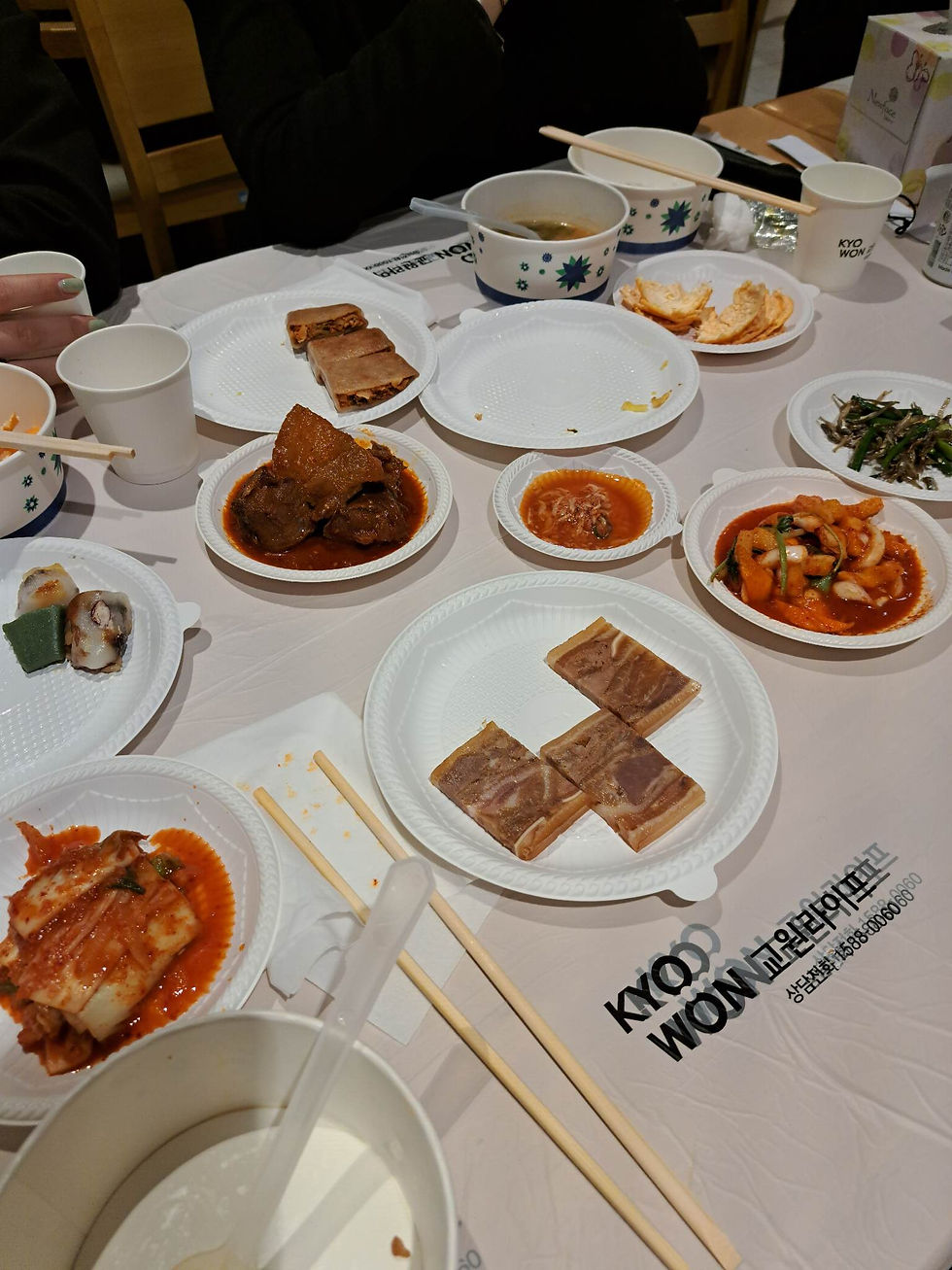Funeral home in Korea Seoul traditions and etiquette food