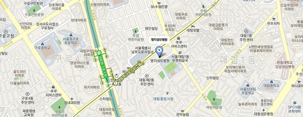 [팸투어] Myongji St. Mary's Hospital - a complete tour Korea Seoul map address 