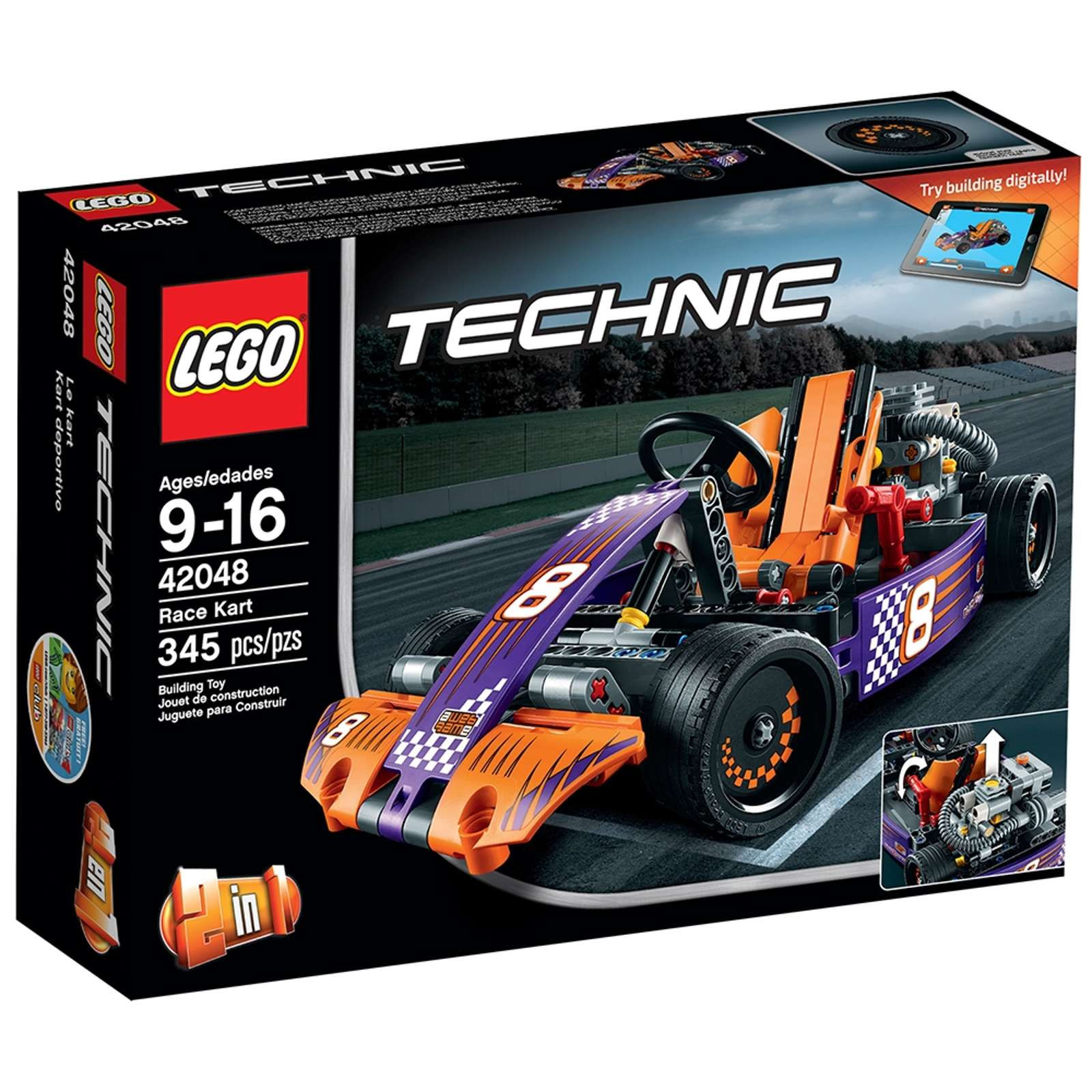 42048 Race Kart (Open box, sealed bags)