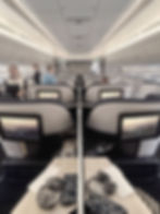 Finnair Business Class, Helsinki - Los Angeles, A350 Business Class Cabin