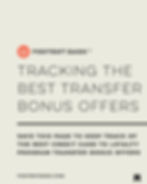 Tracking the Best & Latest Transfer Bonuses | JETALBERT