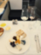 Lufthansa First Class, Cheese Plate