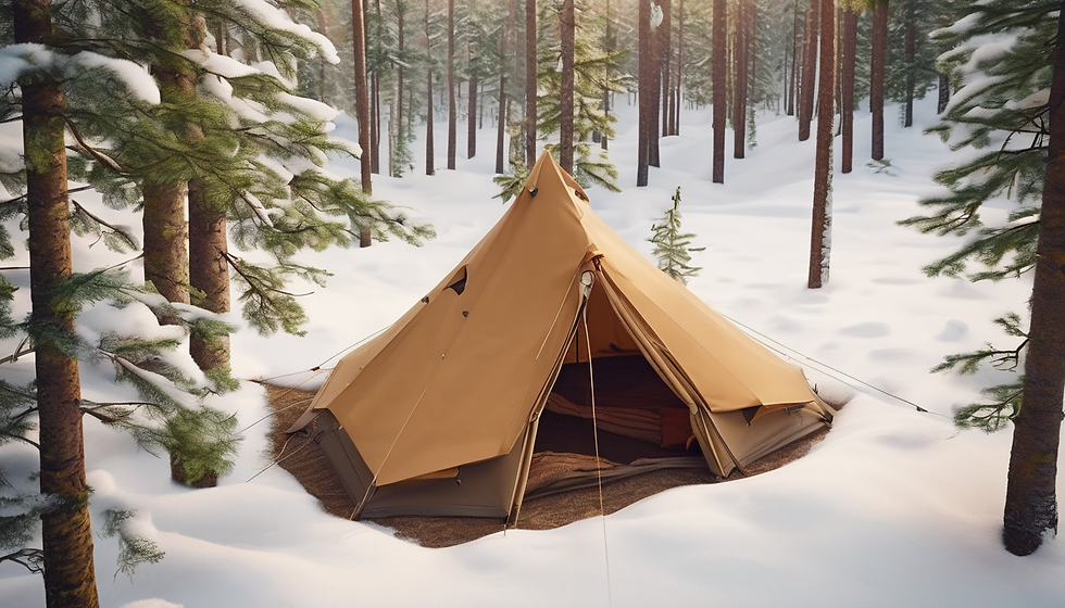Scandinavian Winter Wild Camp Experience