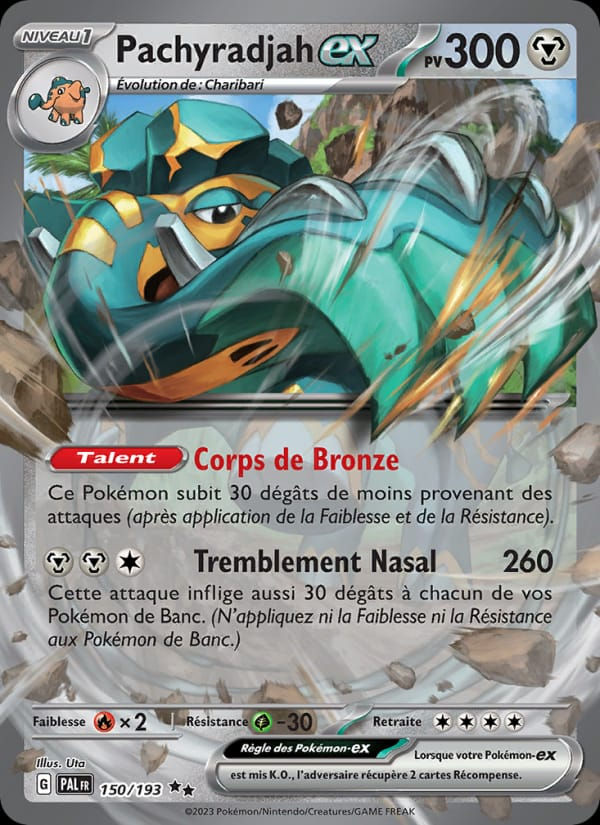 Pachyradjah-ex 150/193 Évolutions à Paldea (FR)