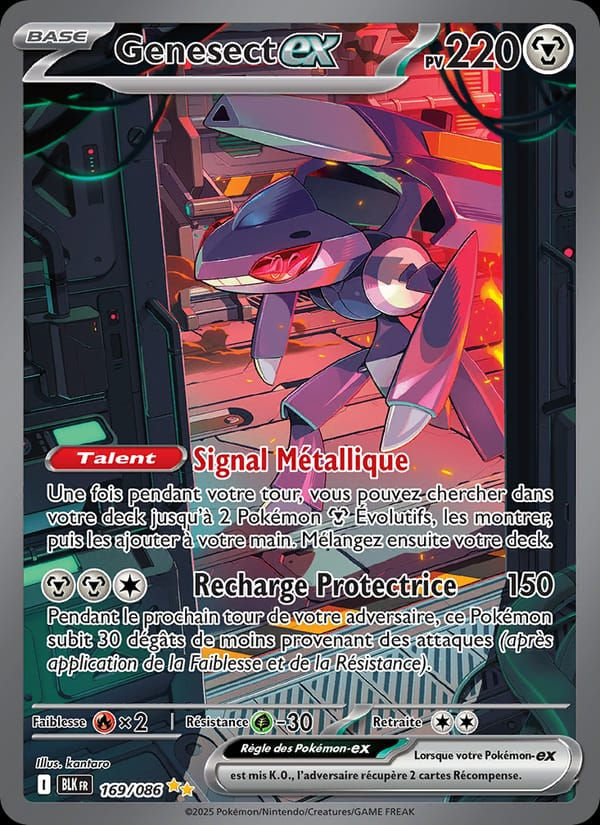 Genesect-ex 169/086 Foudre Noire (FR)