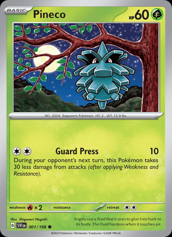 Pineco 001/198 Scarlet & Violet (EN)