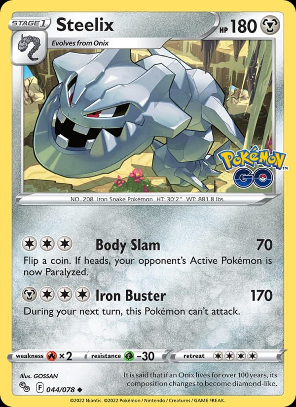 Steelix 044/078 Pokémon GO (EN)