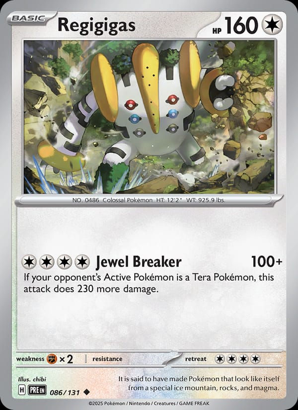 Regigigas 086/131 Prismatic Evolutions (EN)