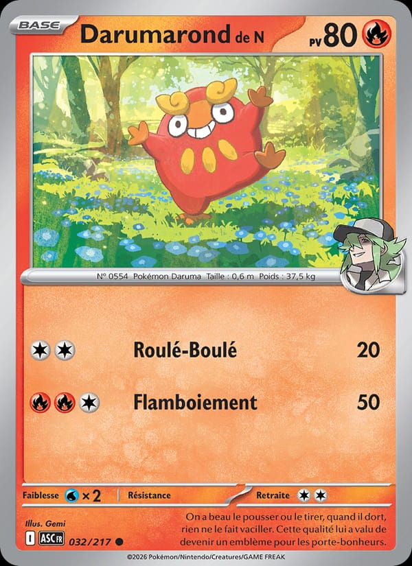 Darumarond de N 032/217 Héros Transcendants (FR)