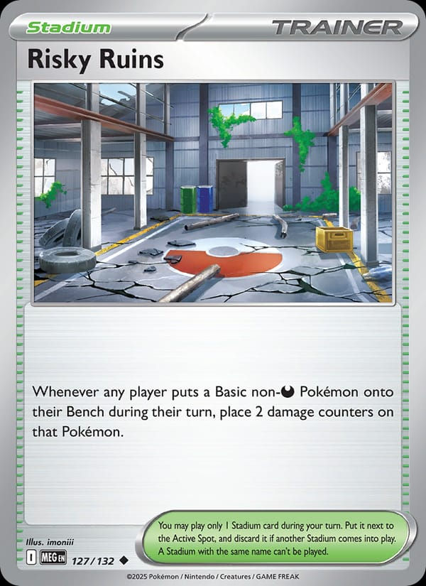 Risky Ruins 127/132 Mega Evolution (EN)
