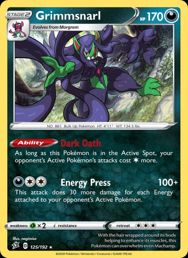 Grimmsnarl 125/192 Rebel Clash (EN)