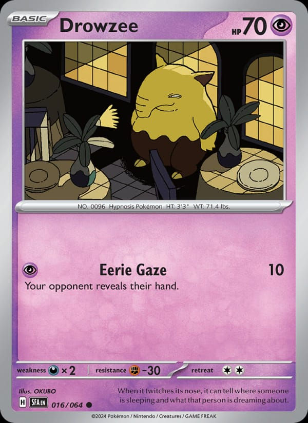 Drowzee 016/064 Shrouded Fable (EN)