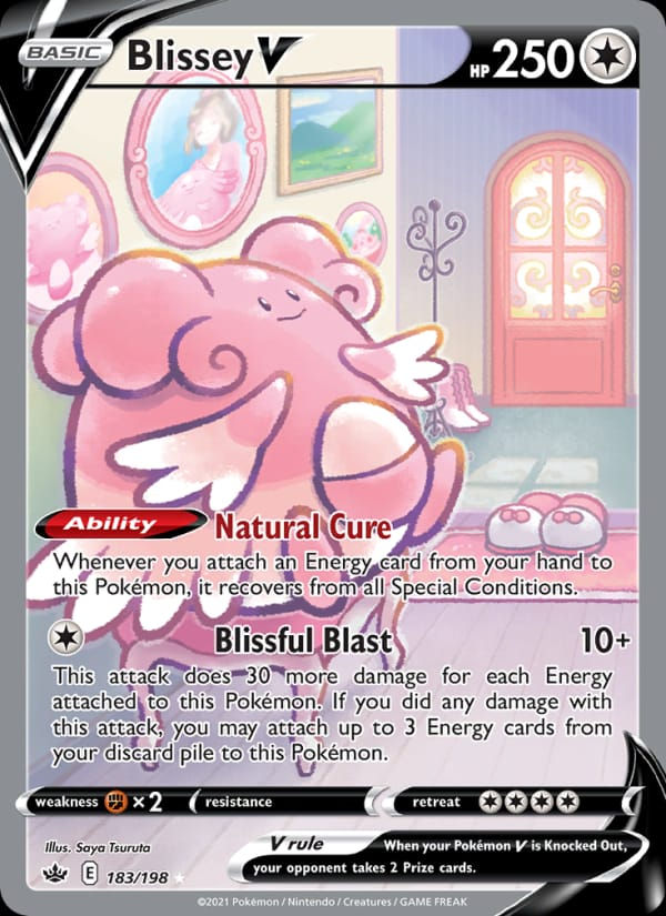 Blissey V 183/198 Chilling Reign (EN)