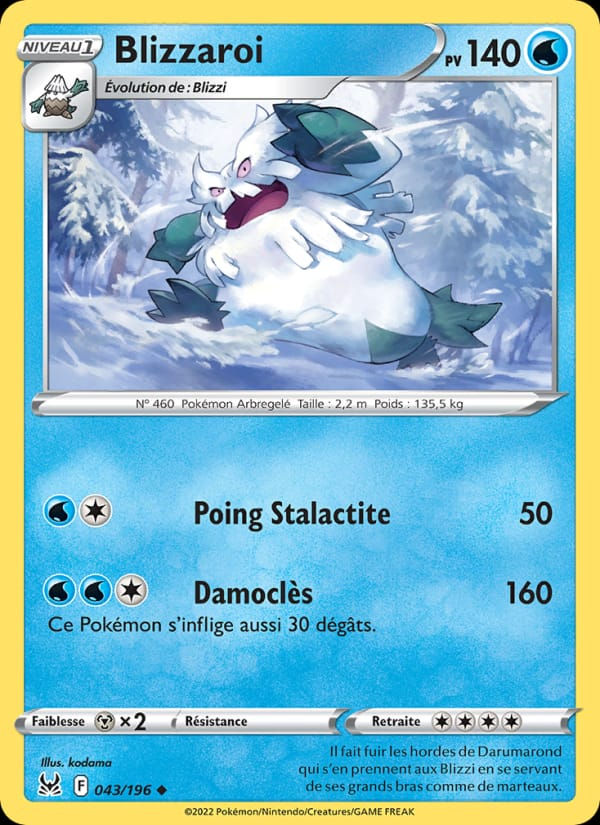 Blizzaroi 043/196 Origine Perdue (FR)