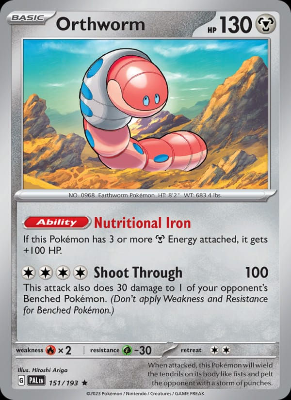Orthworm 151/193 Paldea Evolved (EN)