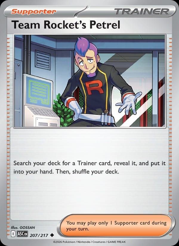 Team Rocket's Petrel 207/217 Ascended Heroes (EN)
