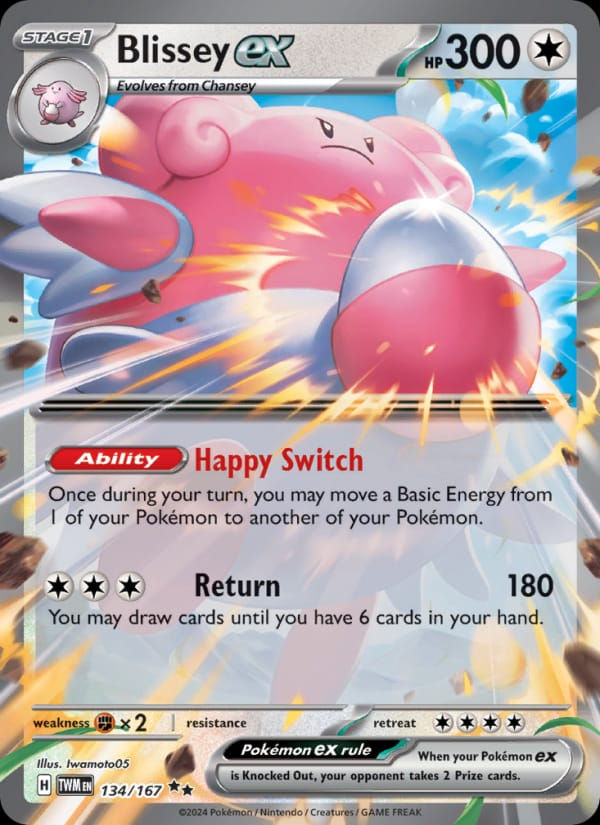 Blissey ex 134/167 Twilight Masquerade (EN)
