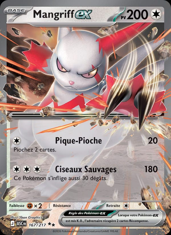 Mangriff-ex 167/217 Héros Transcendants (FR)